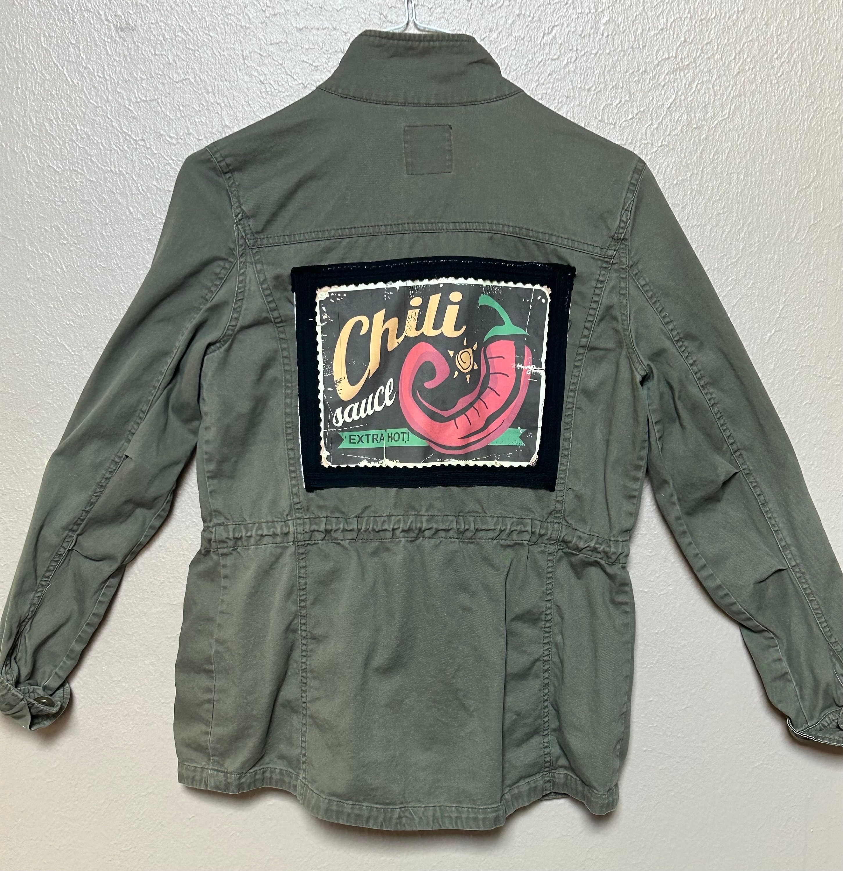 Custom Blue Green Olive Jacket