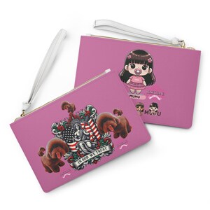 Cartera de mano con diseño de patriota, cartera de mano cristiana, cartera de mano con forma de cruz, cartera de mano con la bandera de Estados Unidos, cartera de mano con forma de perro, cartera de mano con la bandera de In God We Trust