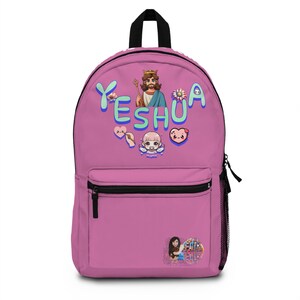 Jesus Backpack,Jesus Bag,Yeshua Backpack,Yeshua Bag,Christian Backpack,Christian Bag,Young Adult Backpack,Cute Toddler Kids School Backpack