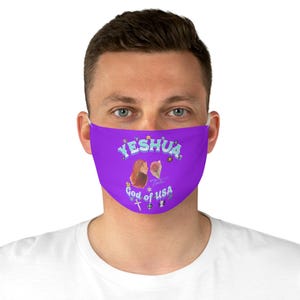 Patriot USA Face Mask,Cross Face Mask,Jesus Face Mask,Yeshua Face Mask,Christian Adult Women/Men Mask,Christian Face Mask,Reusable Mask