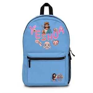 Jesus Backpack,Jesus Bag,Yeshua Backpack,Yeshua Bag,Christian Backpack,Christian Bag,Young Adult Backpack,Cute Toddler Kids School Backpack