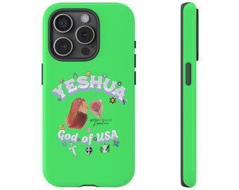 Yeshua USA Phone Case, Christian Tough Case