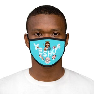 Yeshua Face Mask,Cross Face Mask,Christian Men/Women Face Mask,Reusable Face Mask,Jesus Face Mask,Church Face Mask,God Face Mask
