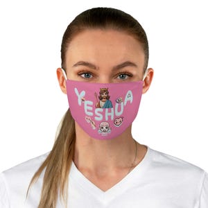 Yeshua Face Mask,Cross Face Mask,Jesus Face Mask,Cross Face Mask,Christian Women/Men Face Mask,Christian Face Mask,Reusable Mask,Church Mask