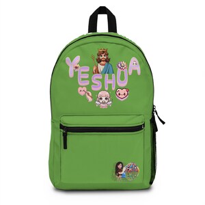 Jesus Backpack,Jesus Bag,Yeshua Backpack,Yeshua Bag,Christian Backpack,Christian Bag,Young Adult Backpack,Cute Toddler Kids School Backpack