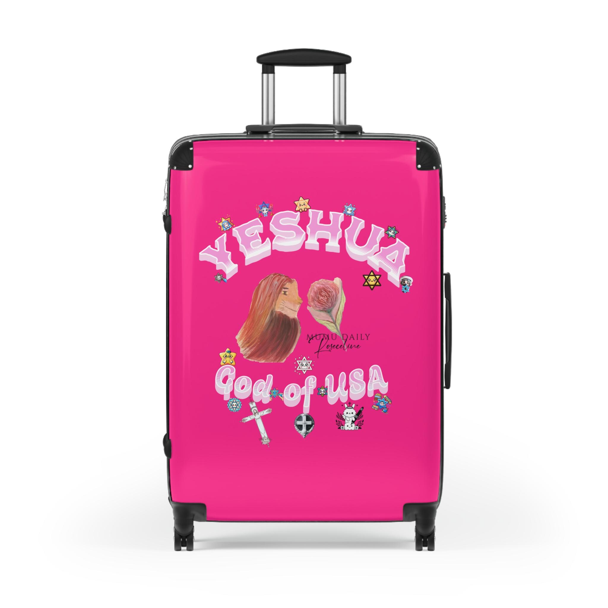 Patriot Suitcase, Roseceline USA Travel Suitcase - Etsy
