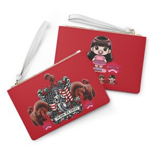 Cartera de mano con diseño de patriota, cartera de mano cristiana, cartera de mano con forma de cruz, cartera de mano con la bandera de Estados Unidos, cartera de mano con forma de perro, cartera de mano con la bandera de In God We Trust