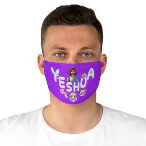 Yeshua Face Mask,Cross Face Mask,Jesus Face Mask,Cross Face Mask,Christian Women/Men Face Mask,Christian Face Mask,Reusable Mask,Church Mask