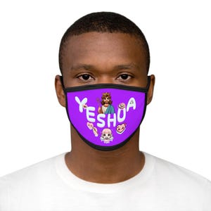 Yeshua Face Mask,Cross Face Mask,Christian Men/Women Face Mask,Reusable Face Mask,Jesus Face Mask,Church Face Mask,God Face Mask