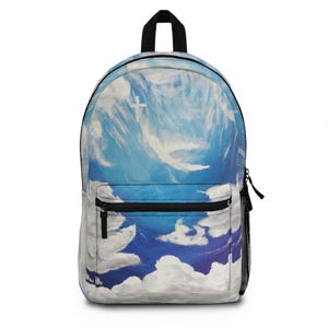 Cross Backpack,Cross Bag,Jesus Backpack,Yeshua Backpack,Christian Backpack,Christian Bag,Original Painting,Toddler Kids School Backpack Bag