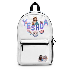 Jesus Backpack,Jesus Bag,Yeshua Backpack,Yeshua Bag,Christian Backpack,Christian Bag,Young Adult Backpack,Cute Toddler Kids School Backpack