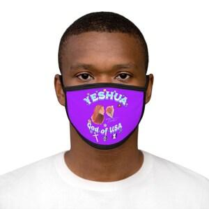 Patriot USA Face Mask,Cross Face Mask,Christian Men/Women Face Mask,Reusable Face Mask,Jesus Face Mask,Cross Face Mask,Yeshua Face Mask
