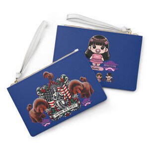 Cartera de mano con diseño de patriota, cartera de mano cristiana, cartera de mano con forma de cruz, cartera de mano con la bandera de Estados Unidos, cartera de mano con forma de perro, cartera de mano con la bandera de In God We Trust