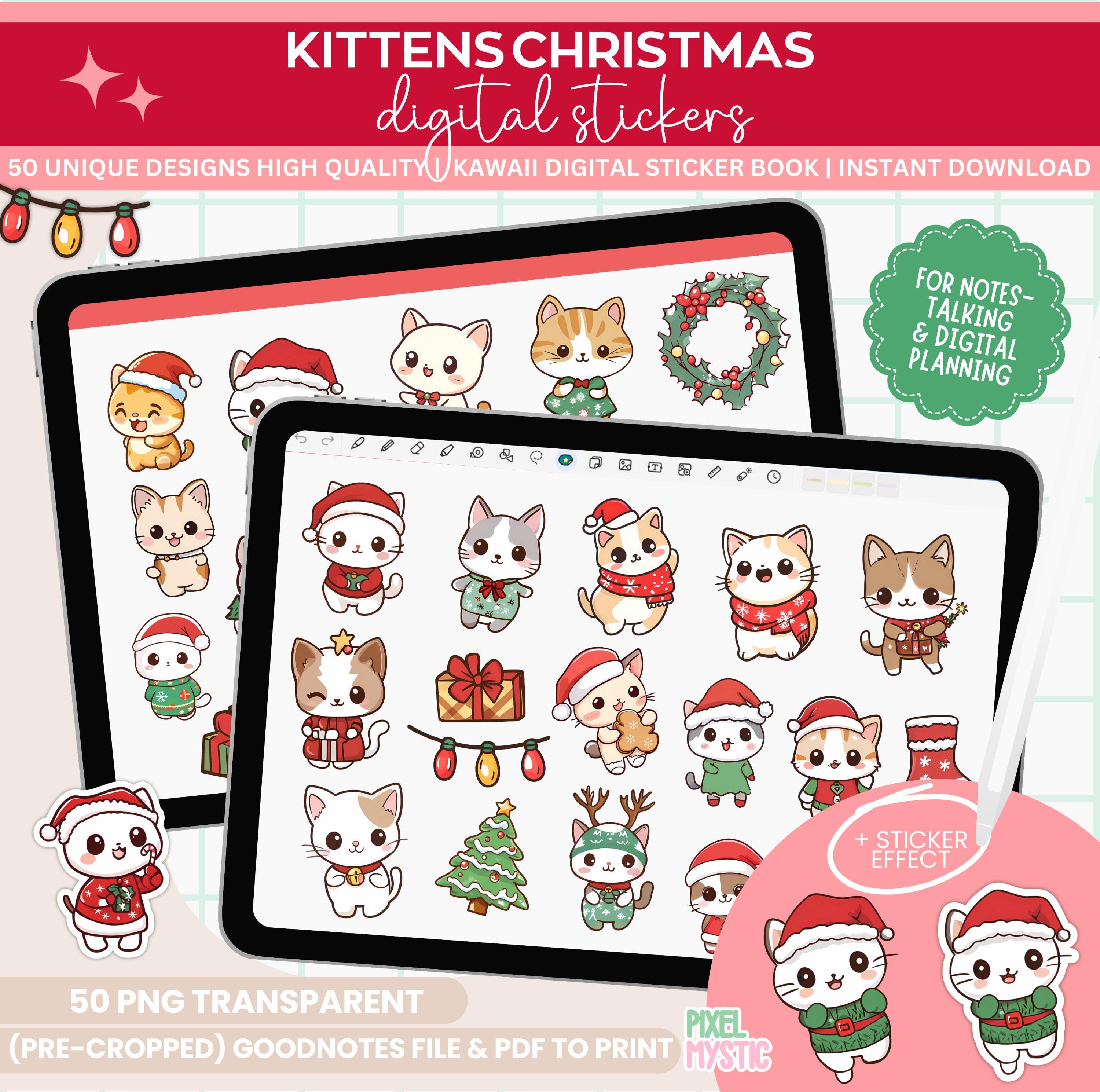 Kawaii Christmas Cat