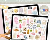 Everyday Digital Stickers, Digital Planner Stickers, Daily Stickers, Aesthetic Stickers, Journal Stickers, Goodnotes Stickers, iPad Stickers
