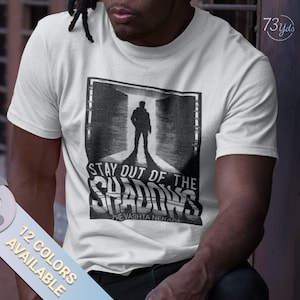 Stay Out of the Shadows, Doctor Who Fan Shirt, Sci-Fi Horror Shirt, Vashta Nerada Shirt, Forest of the Dead, Doctor Who Gift for Friend