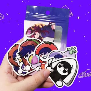 Omori Headspace Food Sticker Set