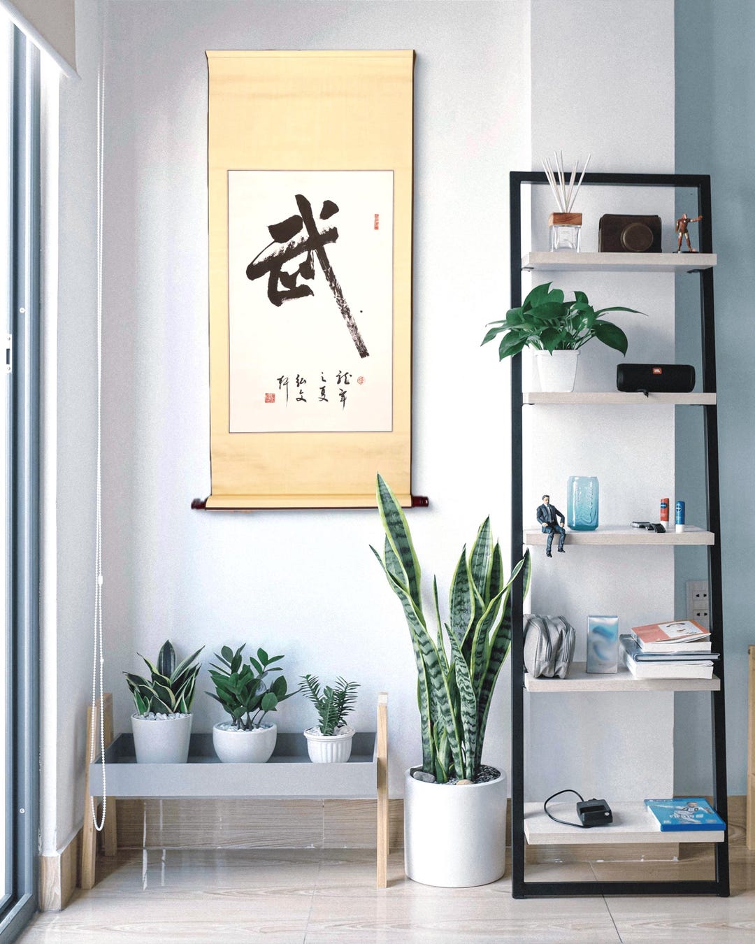 Personalized Gift 武 Budō - Calligraphy Art, Martial Arts Banner, Brush ...