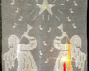 Vintage Christmas Joy to the World Wallhanging (PDF Pattern)