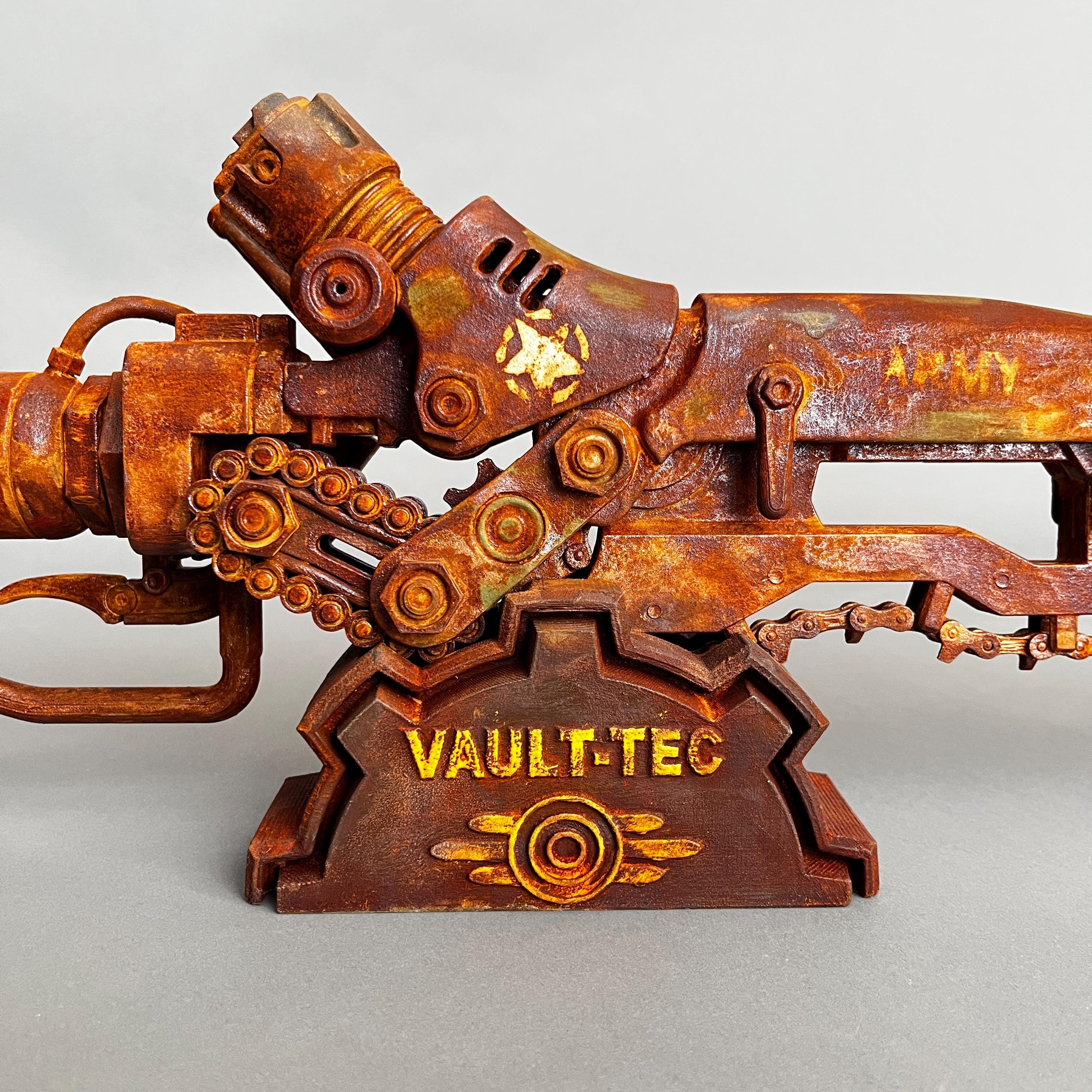 Fallout Ripper Prop Replica: 3D Printed, Rust Finish, With Vault-tec ...