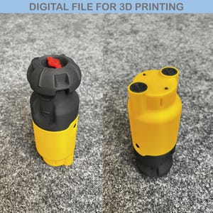 STL File for 3D Printing Fallout Fusion Core Container Prop Decor Fallout 76 Cosplay Fat Man Piggybank DIY Easy Assembling Coin Bank Storage