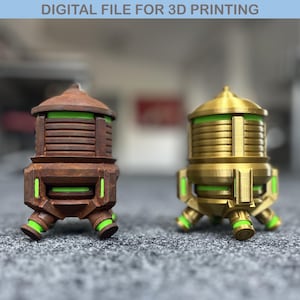 Fallout Plasma Grenade STL File, 3D Print Prop (DIY Pen Organizer)
