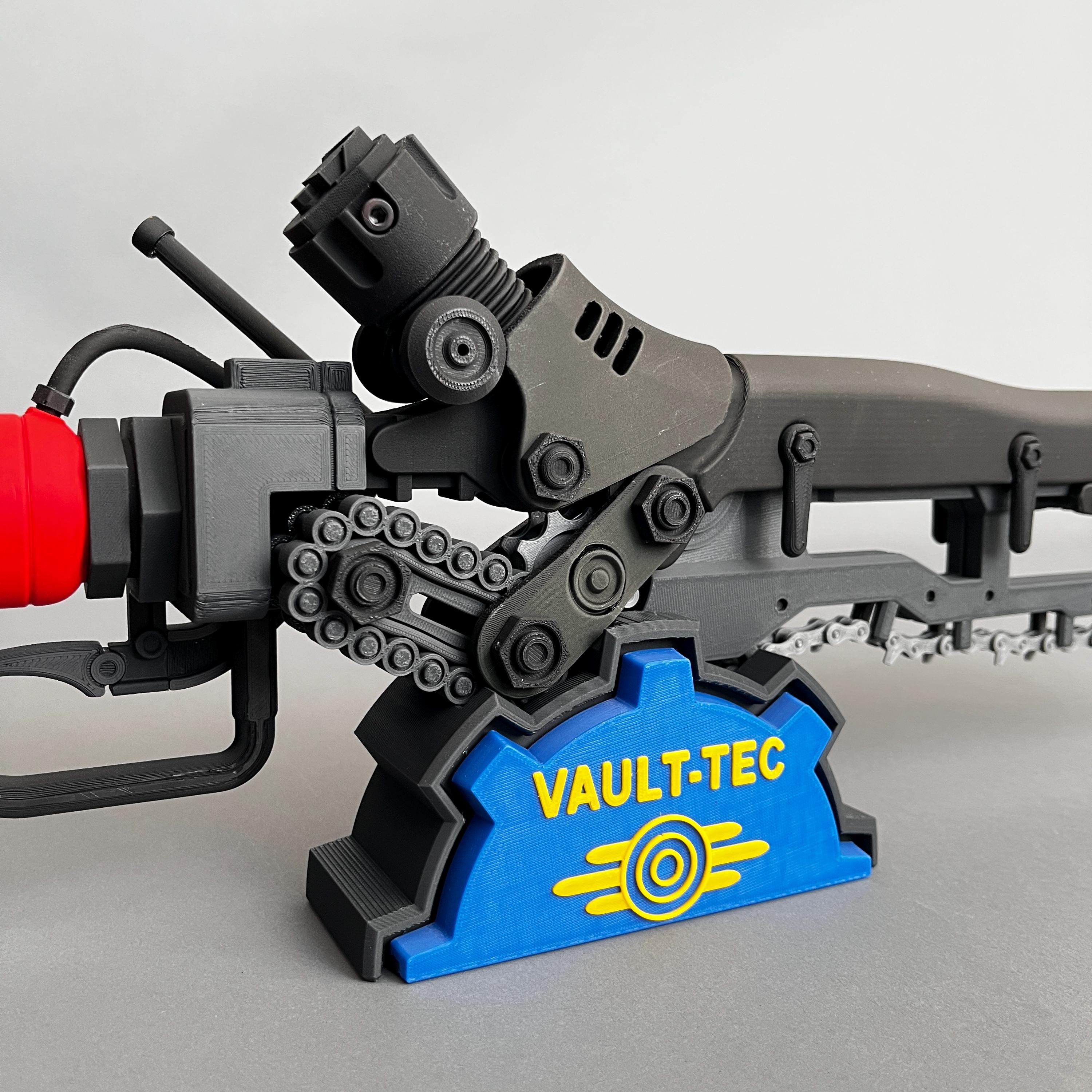 Fallout Ripper Prop Replica: 3D Printed, Rust Finish, With Vault-tec ...