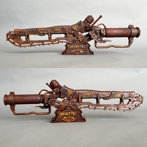 Fallout Ripper Prop 3D printed Decor Cosplay Gadget Game Vault Fallout 76 Merch DIY Hand Replica Wasteland Fo4 Newvegas