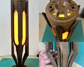 STL Files for 3D Printing Gothic Lamp Style Lampshade House Decor Minimalist Room Accessory Medieval Unique Lamp Design DIY Easy Assembling