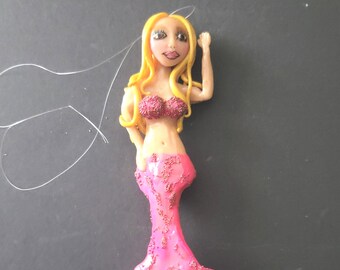 Pinky Blond Mermaid OOAK