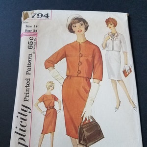 1960s Simplicity Pattern 4794