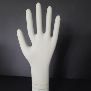 General Porcelain Vintage Glove Mold Hand