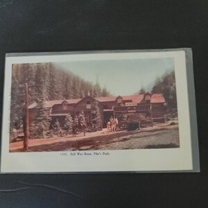 Halfway House Pike Peak CO Postkarte um 1903