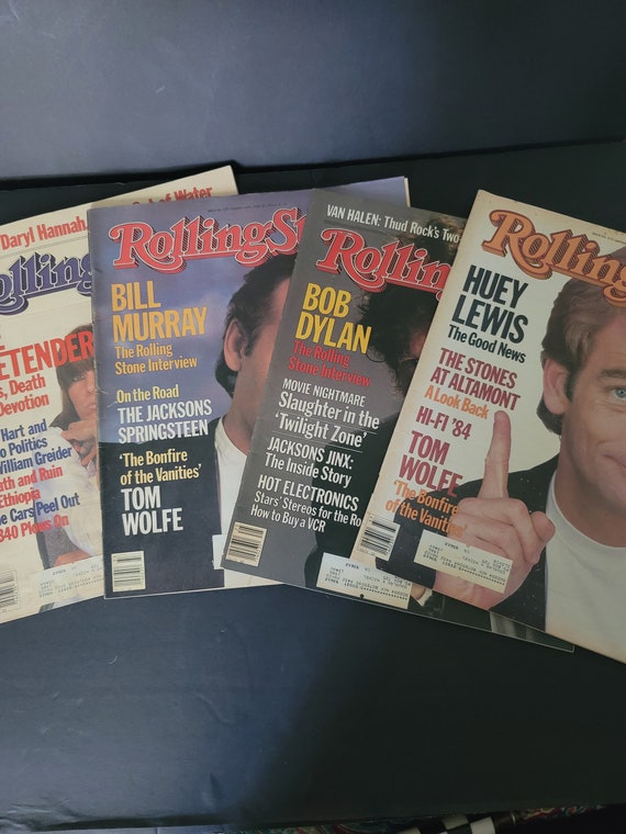 Four 1984 Rolling Stone Magazine Issues