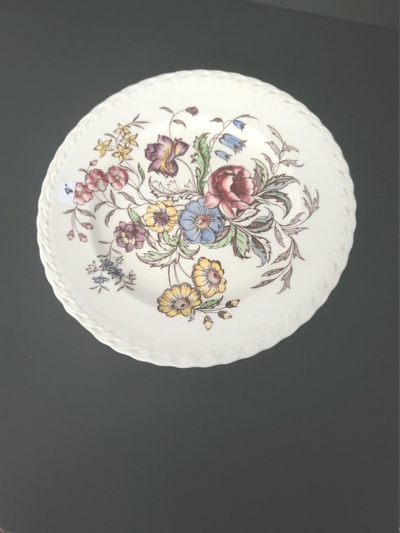 Vernon Kilns "May Flower" Plate
