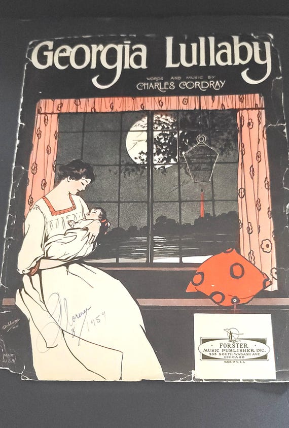 1914 Ad for Sheet Music