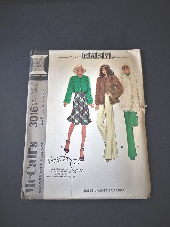 1971 McCalls 3016 Make it Easy