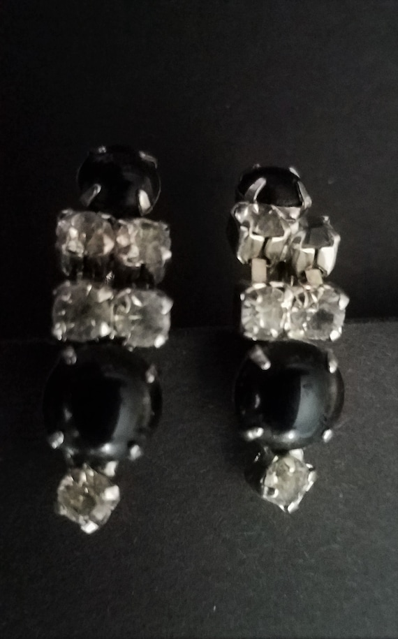 1950s Crystal Earrings