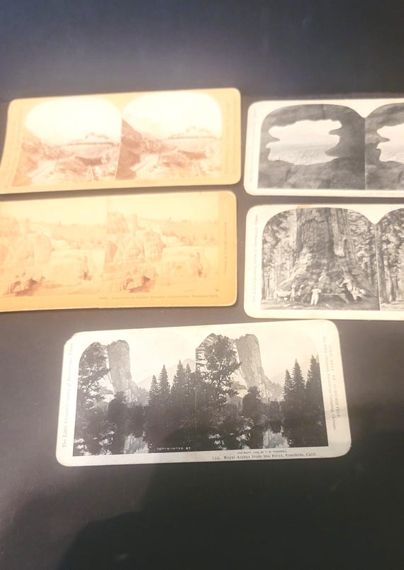Stereographs Around US Including Yosemite