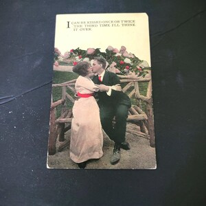 1910s Valentine Postcard Unused