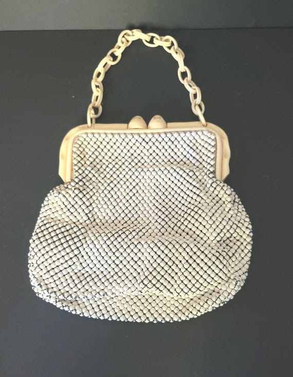 Whiting Davis 1940s Alumesh Bag
