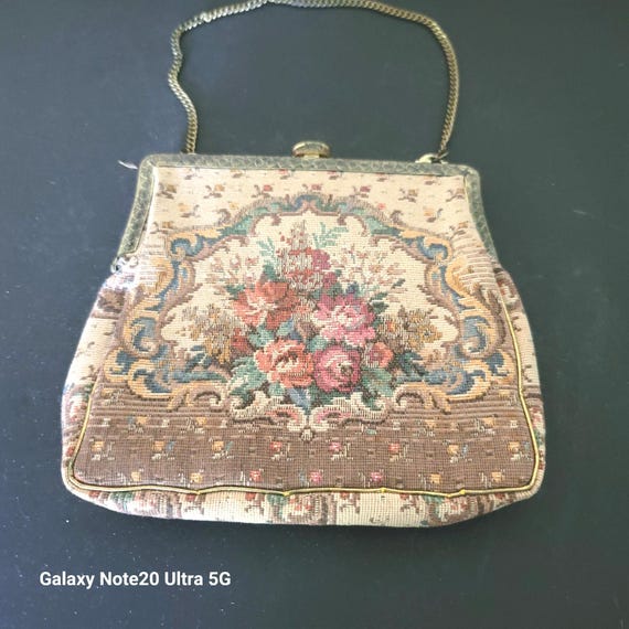 Victorian Tapestry Purse German