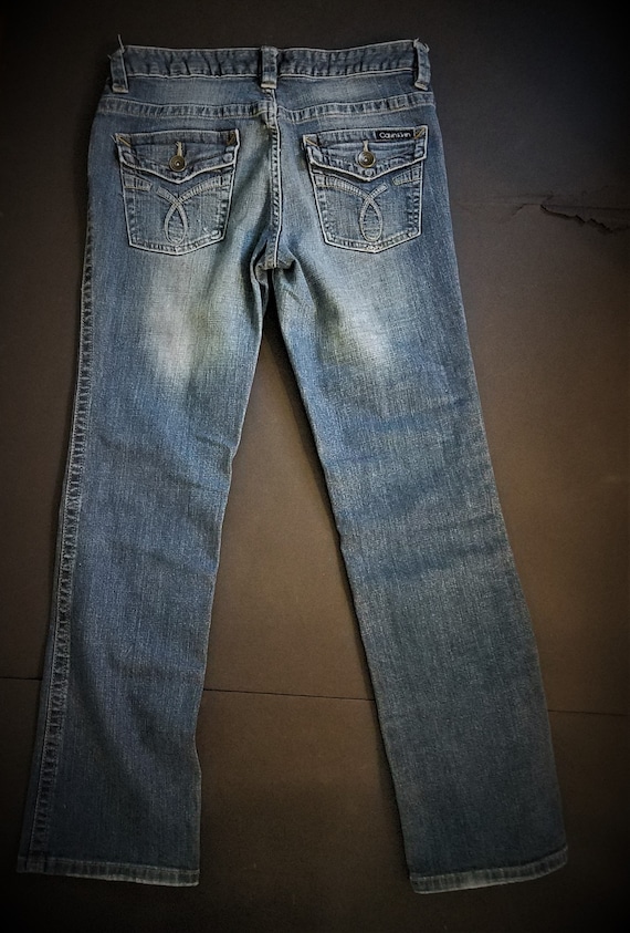 Calvin klein lean bootcut jeans sale