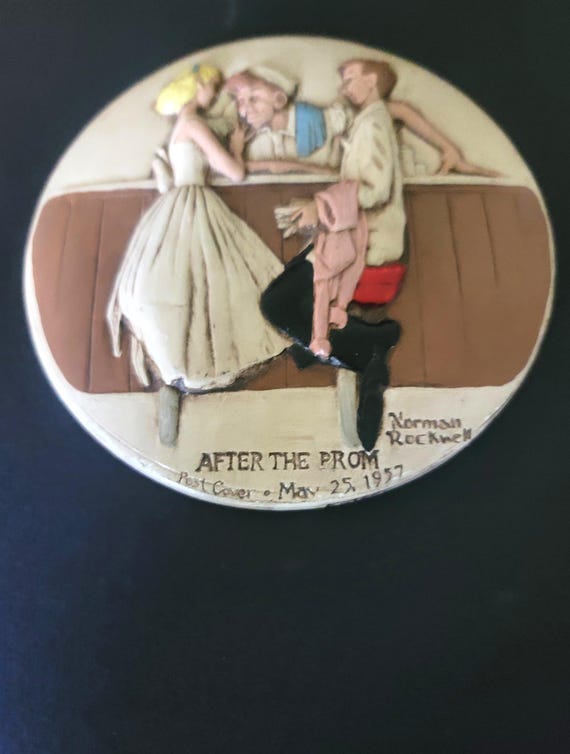 SEP Co. Chalkware Norman Rockwell 3 D Wall Art
