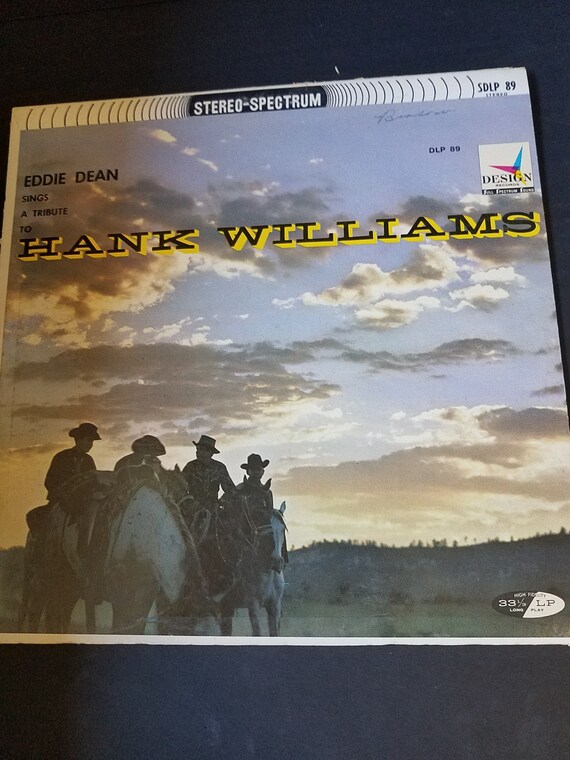 1950s Eddie Dean Sings "A Tribute to Hank Williams"