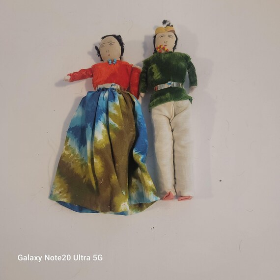 Navajo Handmade Dolls Vintage