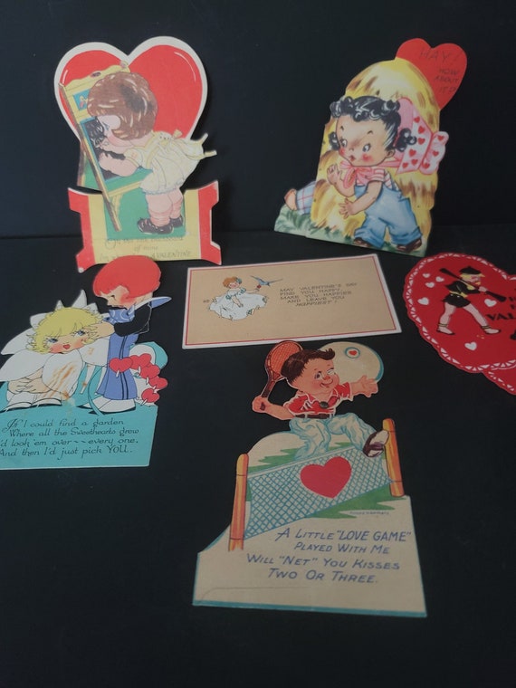 6 Vintage Valentines