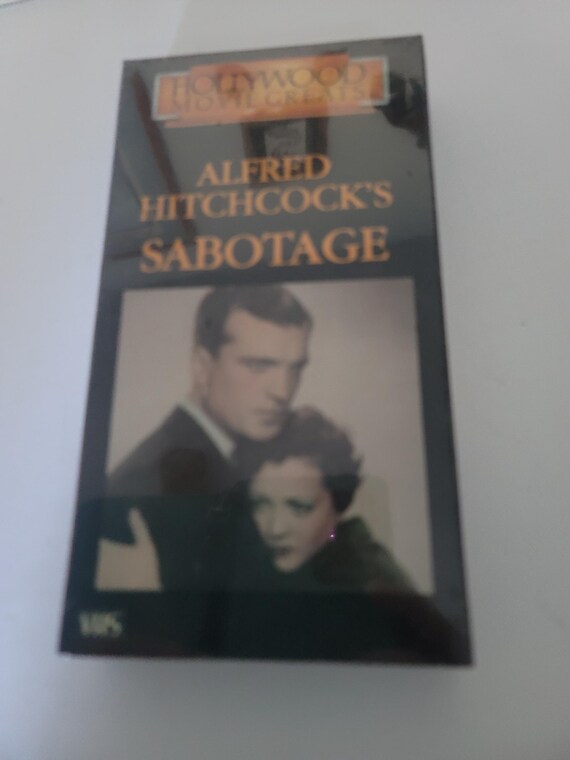 Alfred Hitchcock's Sabatoge VHS Movie