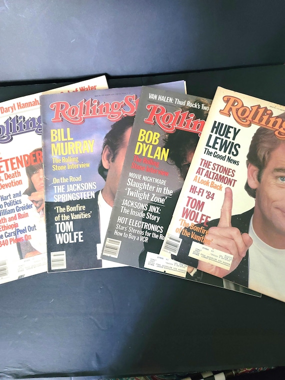 Four 1984 Rolling Stone Magazine Issues