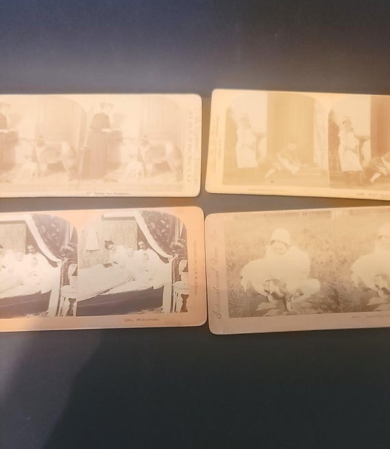 Stereograph Photos with People in Them